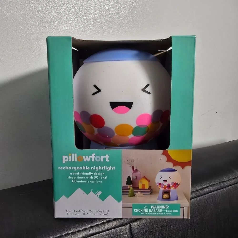 New Target 2025 Christmas Pillowfort Rechargeable room/ camp Gumball Night Light